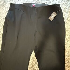 Vince Camuto Black Dress Pants with Streamlined Silhouette